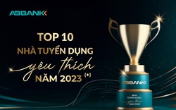 ABBANK được vinh danh "Top 10 nhà tuyển dụng yêu thích năm 2023" ngành Tài chính - Ngân hàng - Chứng khoán