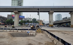 Thu rào tại nút giao Khuất Duy Tiến - Nguyễn Trãi điều chỉnh lại giao thông