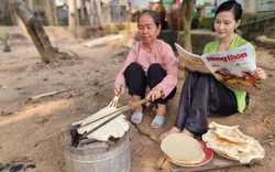 Đỏ lửa xuyên đêm quết bánh phồng tại làng nghề trăm tuổi ở An Giang