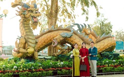 Rồng vàng Bình Định "cuồn cuộn" bên hồ sinh thái đẹp nhất huyện trung du, được khen rất "thần thái, có hồn"