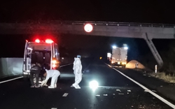 Người đàn ông bị xe tải tông tử vong trong đêm tối khi vào lượm ve chai trên cao tốc Phan Thiết - Dầu Giây