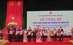 Sáp nhập 3 trường thành Trường Cao đẳng Huế, bổ nhiệm Hiệu trưởng và 8 Phó Hiệu trưởng 