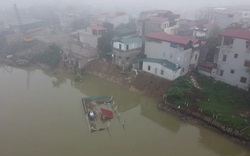 Bắc Ninh tiếp tục công bố tình huống khẩn cấp sau sự cố nhà dân bị sông Cầu "nuốt chửng"