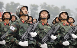Hình ảnh mới nhất về các lực lượng tham gia diễu binh, diễu hành kỷ niệm 70 năm chiến thắng Điện Biên Phủ