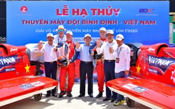 Bí thư, Chủ tịch Bình Định chứng kiến khoảnh khắc thuyền máy F1 "siêu đắt đỏ" lướt sóng đầm Thị Nại