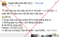 Đăng ký cho con làm "mẫu ảnh nhí", người phụ nữ bị lừa mất ngay hàng trăm triệu đồng