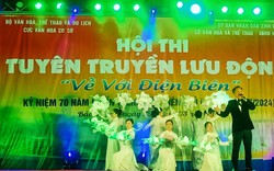 Tưng bừng hội thi "Về với Điện Biên" ở một huyện của Lào Cai, thu hút hàng nghìn khán giả