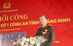Đại tướng Tô Lâm dự khởi công trụ sở Công an tỉnh Quảng Ninh gần 800 tỷ đồng