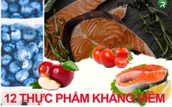 12 thực phẩm kháng viêm, làm chậm lão hóa ai cũng nên biết