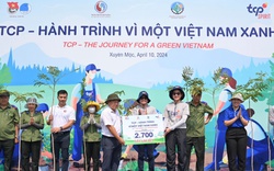 Khởi động chương trình “TCP – Hành trình vì một Việt Nam xanh” chung sức trồng 2.700 cây xanh tại tỉnh Bà Rịa - Vũng