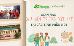 Gian nan xóa điểm trường dột nát tại các tỉnh miền núi