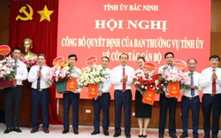 Công bố các quyết định điều động, bổ nhiệm nhân sự lãnh đạo tại Bắc Ninh