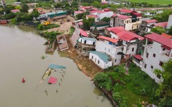 Viện Khoa học Thủy lợi Việt Nam về Bắc Ninh "truy" nguyên nhân khiến 6 ngôi nhà ven sông Cầu bị sụt lún