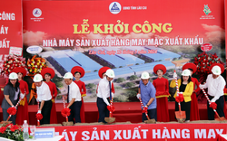 Lào Cai: Triển khai dự án Nhà máy sản xuất hàng may mặc xuất khẩu tại khu công nghiệp Đông Phố Mới