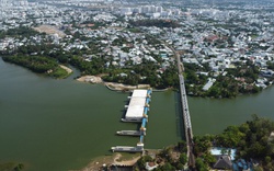 Cận cảnh công trình đập ngăn mặn trị giá gần 760 tỷ đồng chậm tiến độ ở Nha Trang