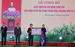 Công bố quyết định công nhận huyện Đại Từ của Thái Nguyên đạt chuẩn Nông thôn mới năm 2023