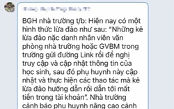 Trường học cảnh báo chiêu lừa giả danh nhân viên, giáo viên cập nhật thông tin học sinh rồi chiếm đoạt tiền