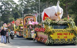 Ấn tượng dàn xe hoa diễu hành trong ngày mừng Đại lễ Phật đản 2024 tại TP.Đà Lạt