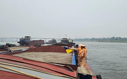 Liên ngành công an, giao thông phối hợp với Hà Nội, Phú Thọ xử lý vi phạm đường thủy, khai thác cát sỏi