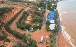 Vụ cát tràn xuống đường du lịch ở Mũi Né: Các cơ quan chức năng đang kiểm tra tính pháp lý dự án 