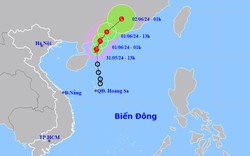 NÓNG: Áp thấp nhiệt đới chính thức mạnh lên thành bão, trở thành cơn bão số 01 năm 2024