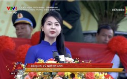 Vũ Quỳnh Anh nói gì về màn phát biểu "gây sốt" tại Lễ kỷ niệm 70 năm Chiến thắng Điện Biên Phủ?