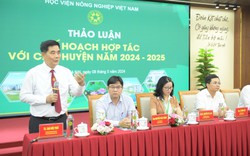 3 huyện Chương Mỹ, Quốc Oai, Thạch Thất của Hà Nội và Học viện Nông nghiệp Việt Nam bàn phương án hợp tác 