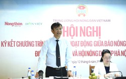 Tổng Biên tập Nguyễn Văn Hoài: Báo NTNN/Dân Việt là "cẩm nang", "bạn đồng hành" với cán bộ, hội viên nông dân Hà Nội