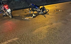 Hai xe máy đâm trực diện ngay giao lộ ở Long An, nam thanh niên tử vong tại chỗ 