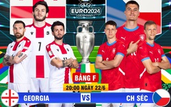 Link trực tiếp bóng đá Georgia vs Czech (Link TV360, VTV)