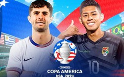 Trực tiếp bóng đá Mỹ vs Bolivia (Link K+, VTC, Next Sports)