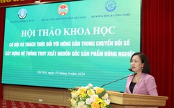 Hội NDVN, Bộ NNPTNT, Bộ KHCN tổ chức Hội thảo khoa học cơ hội, thách thức đối với nông dân trong chuyển đổi số