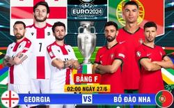 Hiệp 1 Georgia vs Bồ Đào Nha: Ronaldo lên tiếng?