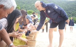 Một loài động vật hoang dã bò lên bãi cát ở một hòn đảo của Bà Rịa-Vũng Tàu đẻ thành công 226 tổ trứng