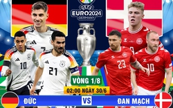 Trực tiếp bóng đá Đức vs Đan Mạch (Link TV360, VTV)