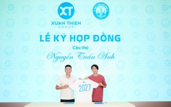 Tuấn Anh nói gì khi ký hợp đồng 3 năm với Thép Xanh Nam Định?