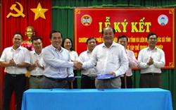 Hội Nông dân Ninh Thuận ký kết chương trình hỗ trợ phát triển kinh tế tập thể trong nông nghiệp
