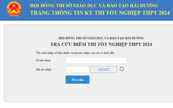 Tra cứu điểm thi tốt nghiệp THPT 2024 Hải Dương