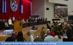 Hình ảnh báo chí 24h: Quốc hội Cuba mặc niệm Tổng Bí thư Nguyễn Phú Trọng