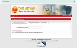 Tổng cục Thuế cảnh báo website giả mạo ngành Thuế