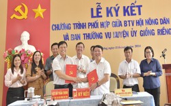 Hội Nông dân tỉnh Kiên Giang ký kết hợp tác toàn diện với Huyện ủy Giồng Riềng