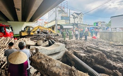 Vụ công nhân bị vùi lấp ở Cần Thơ: Một nạn nhân vẫn chưa đưa lên được sau 3 giờ gặp sự số công trình