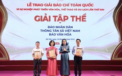 94 tác phẩm nhận giải thưởng báo chí “Vì sự nghiệp phát triển Văn hóa, Thể thao và Du lịch” 