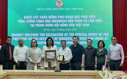 Trung ương Hội Nông dân Việt Nam tiếp đoàn Đặc phái viên của Tổng thống Cộng hoà Indonesia