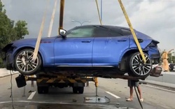 Siêu xe Maserati nghi mất thắng tông vào con lươn, lộn nhiều vòng trên đường Mai Chí Thọ, kẹt xe “khủng khiếp”