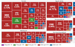  VN-Index "rơi tự do" hơn 48,5 điểm, chính thức mất mốc 1.200 điểm