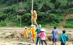 Sơn La: Cấp điện trở lại cho người dân sau mưa lũ