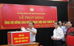 Hòa Bình phát động ủng hộ đồng bào khắc phục hậu quả thiên tai