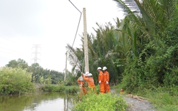 EVNHCMC tăng cường kiểm tra, đảm bảo an toàn điện mùa mưa bão, ngập úng