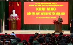 Phù Yên (Sơn La): Khai mạc diễn tập khu vực phòng thủ năm 2024